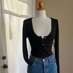 NWT Free People Intimately Ribbed Top